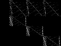 pigeon-13 decomposed, zeros are black